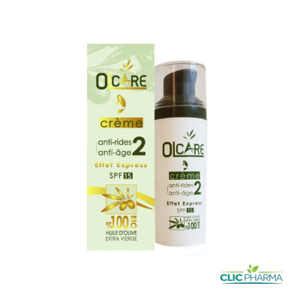 OLCARE CRÈME ANTI-ÂGE ANTI-RIDES SPF15 EFFET EXPRESS 30M