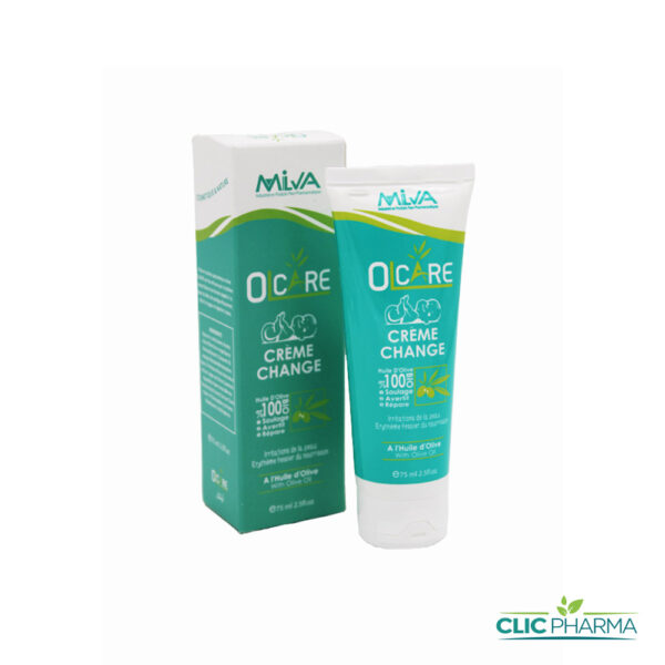 OLCARE CRÈME DE CHANGE À L'HUILE D'OLIVE 75 ML
