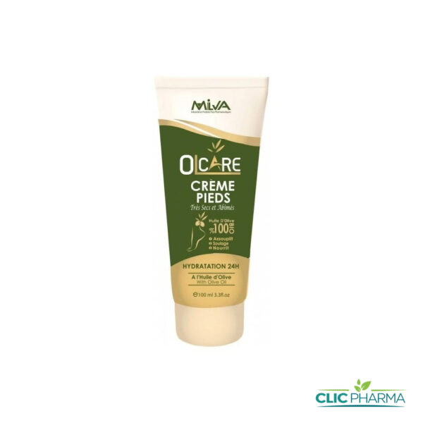 OLCARE CRÈME PIEDS RÉPARATRICE À L'HUILE D'OLIVE 100 ML