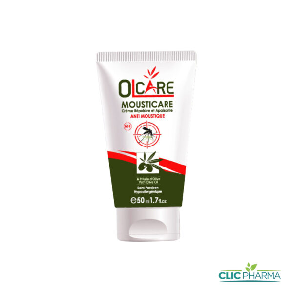 OLCARE MOUSTICARE CRÈME APAISANTE RÉPULSIVE ANTI-MOUSTIQUES 50ML