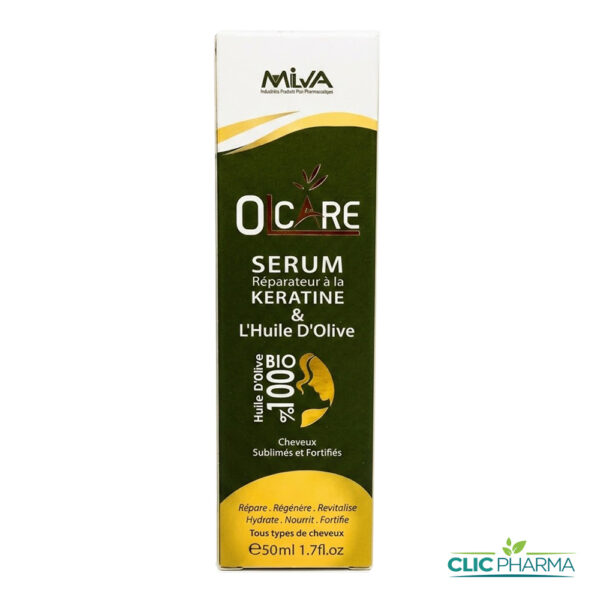 OLCARE SÉRUM CAPILLAIRE KERATINE À L'HUILE D'OLIVE 50ML
