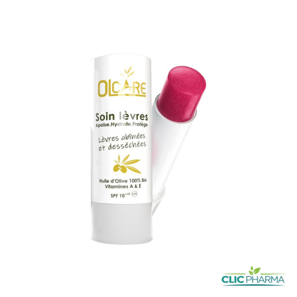 OLCARE SOIN LÈVRES ROSE SPF10 VITAMINES A & E 4gr