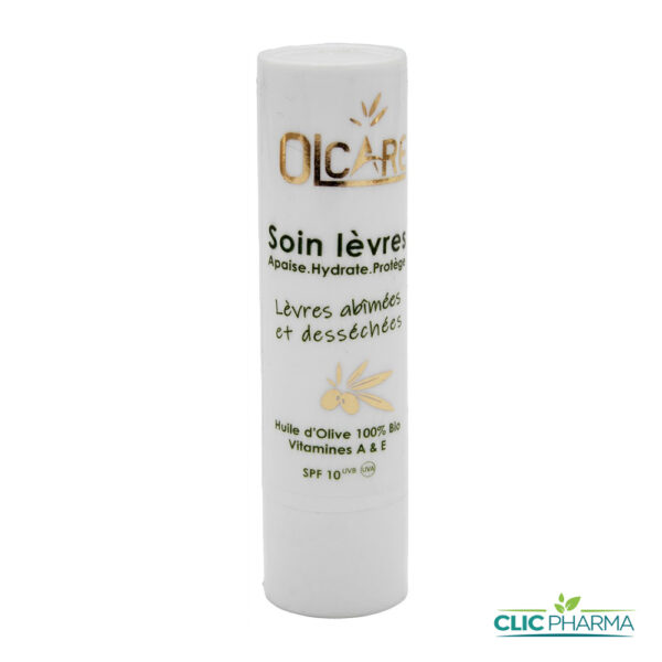 OLCARE SOIN LEVRES SPF10 VITAMINES A & E 4gr
