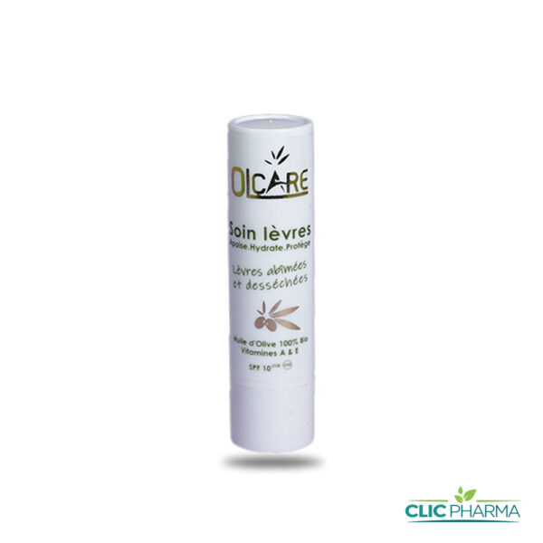 OLCARE SOIN LÈVRES SPF10 VITAMINES A & E 4gr
