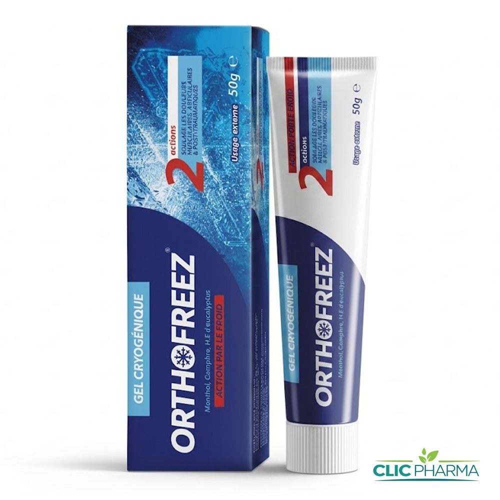ORTHOFREEZ GEL CRYOGENIQUE FROID 50GR