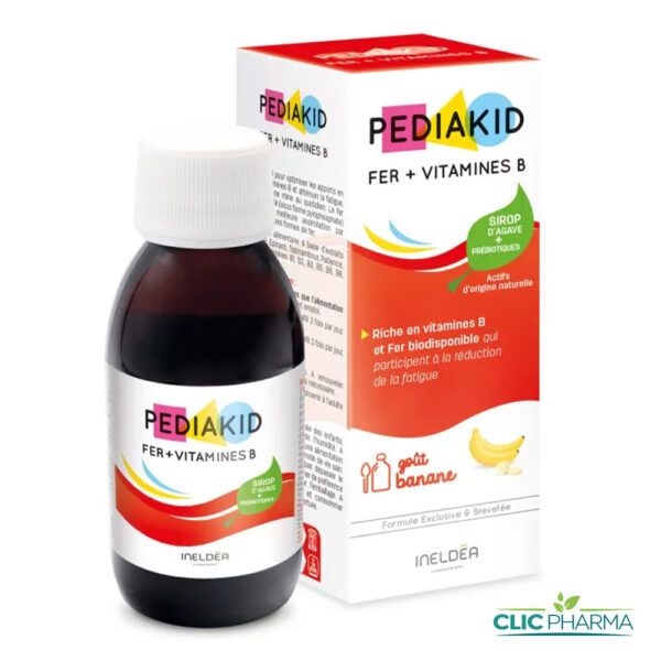 PEDIAKID FER + VITAMINE B SIROP 125ML
