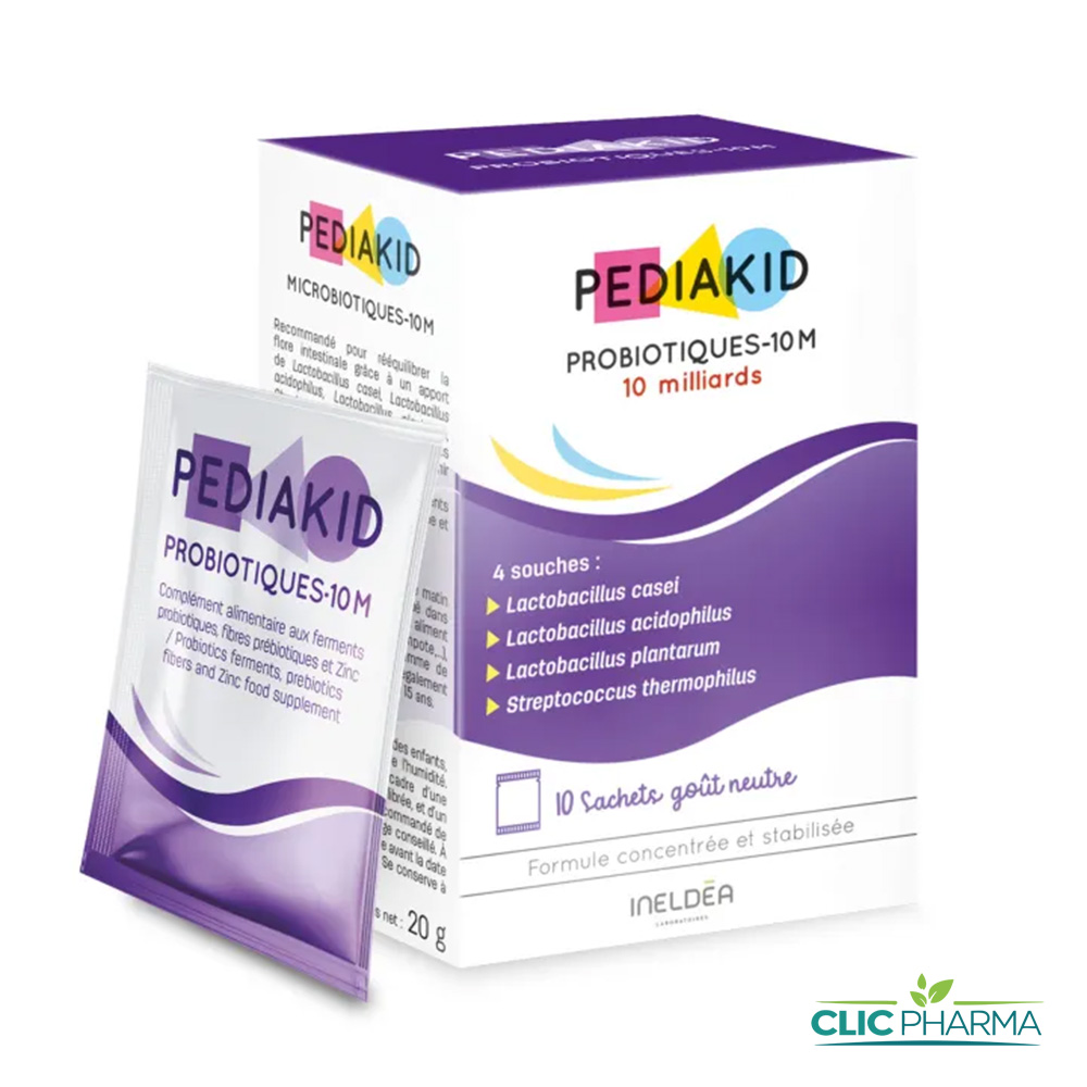 PEDIAKID PROBIOTIQUES 10M SACHET B10