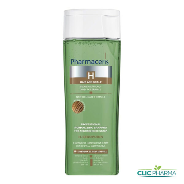 PHARMACERIS H-SEBOPURINE SHAMPOOING NORMALISANT CHEVEUX GRAS 250ML