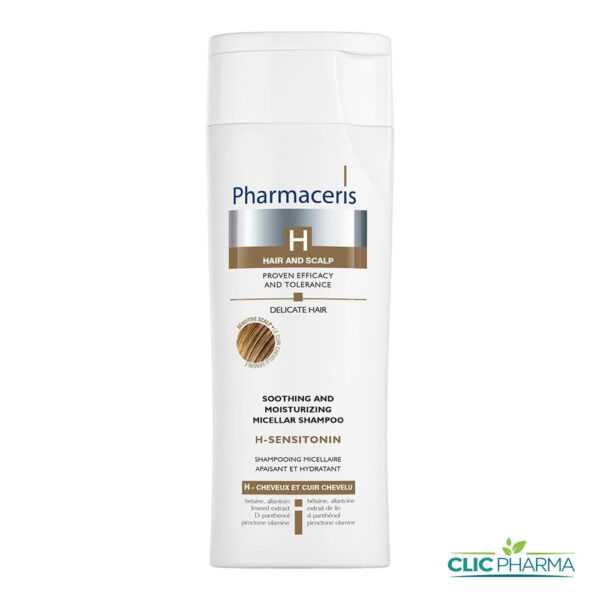 PHARMACERIS H-SENSITONIN SHAMPOOING MICELLAIRE APAISANT ET HYDRATANT 250ML