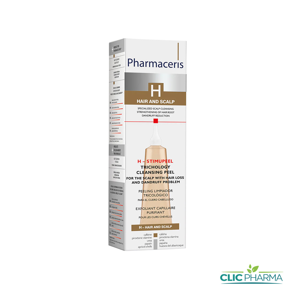 PHARMACERIS H SHAMPOOING H-STIMUPEEL PEELING CAPILAIRE 125ML
