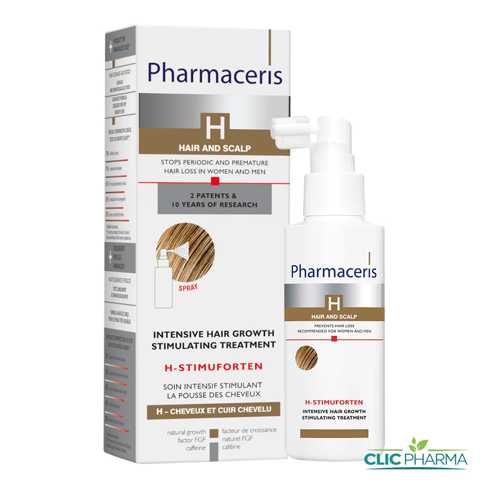 PHARMACERIS H-STIMUFORTEN SOIN INTENSIF POUSSE CHEVEUX 125ML