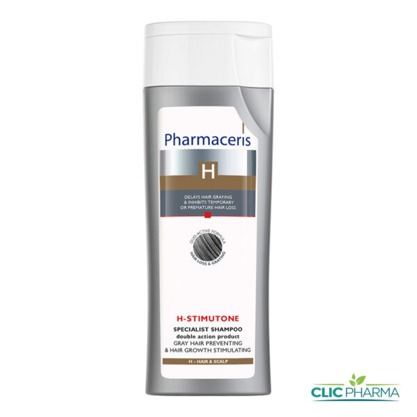 PHARMACERIS H-STIMUTONE SHAMPOOING CHEVEUX GRIS & STIMULANT POUSSE 250ML