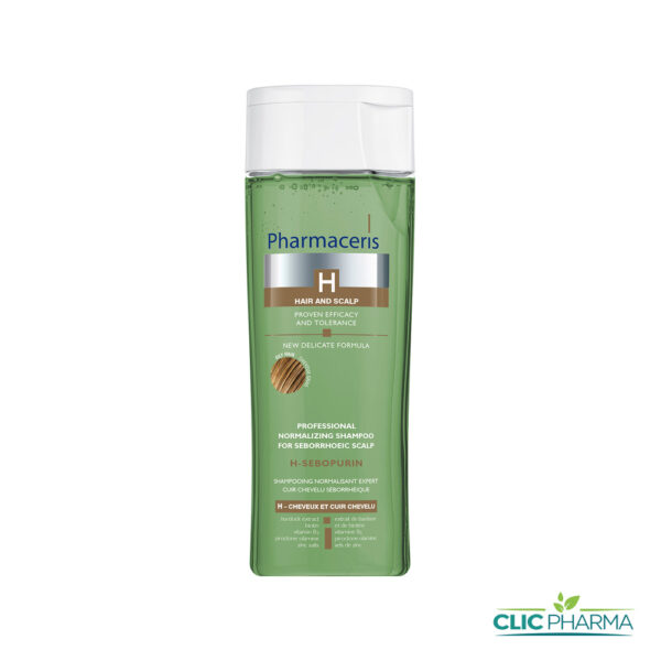 PHARMACERIS H-SEBOPURINE SHAMPOING NORMALISANT CHEVEUX GRAS 250ML