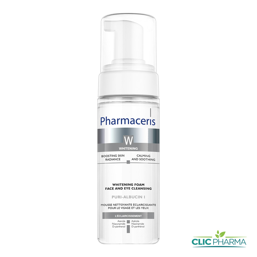PHARMACERIS W ALBUCIN MOUSSE NETTOYANTE 150ML