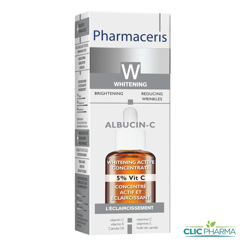 PHARMACERIS W ALBUCIN VIT C 5% 30ML