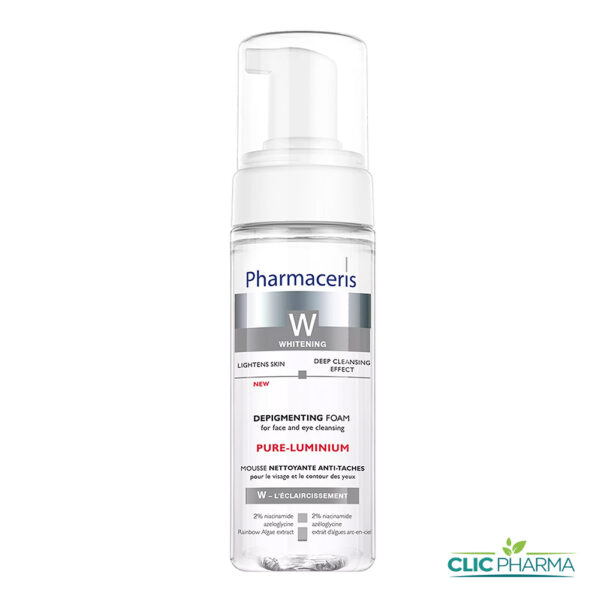 PHARMACERIS W DEPIGMENTING PURE LUMINIUM MOUSSE NETTOYANTE 150ML