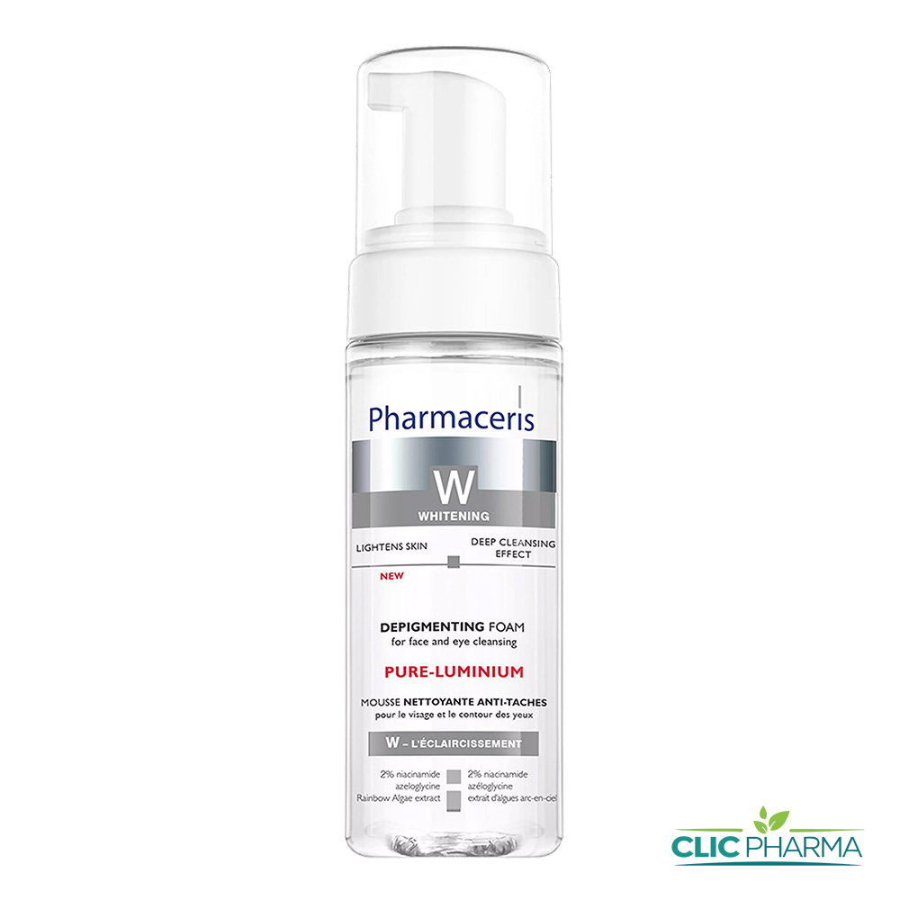 PHARMACERIS W DEPIGMENTING PURE LUMINIUM MOUSSE NETTOYANTE 150ML