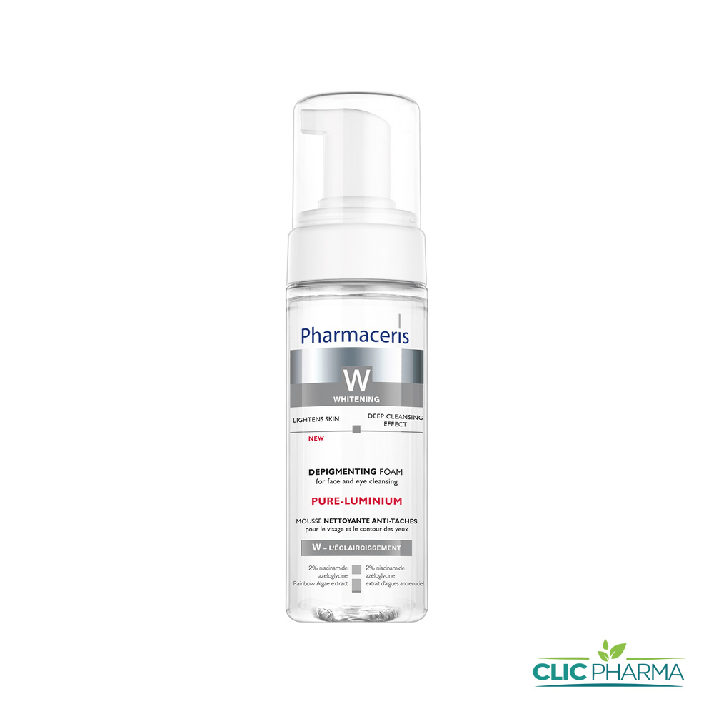 PHARMACERIS W DEPIGMENTING PURE LUMINIUM MOUSSE NETTOYANTE 150ML