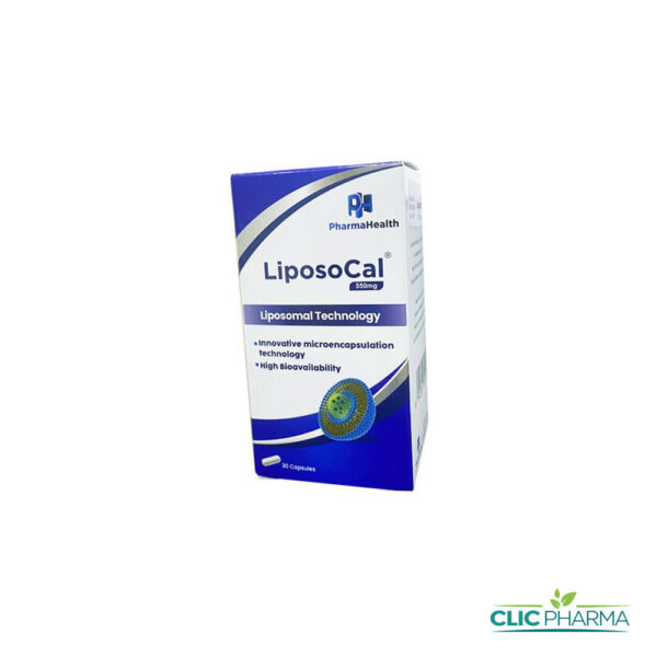 PHARMAHEALTH LIPOSOCAL 550MG (30 GÉLULES)