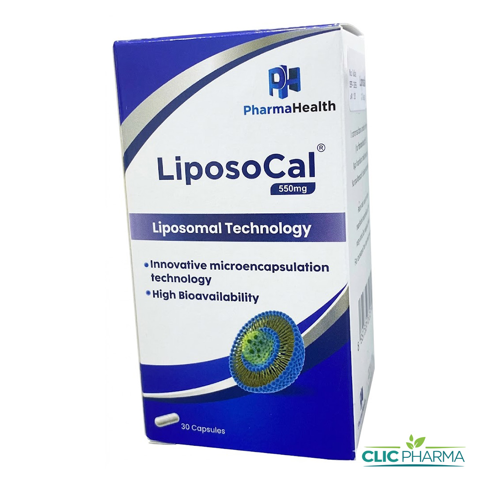 PHARMAHEALTH LIPOSOCAL 550mg (30 GELULES)