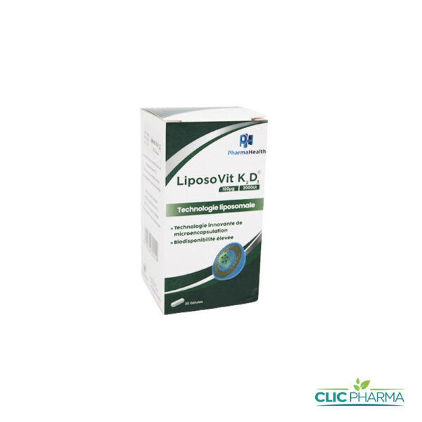 PHARMAHEALTH LIPOSOVIT K2 / D3 (30 GÉLULES)