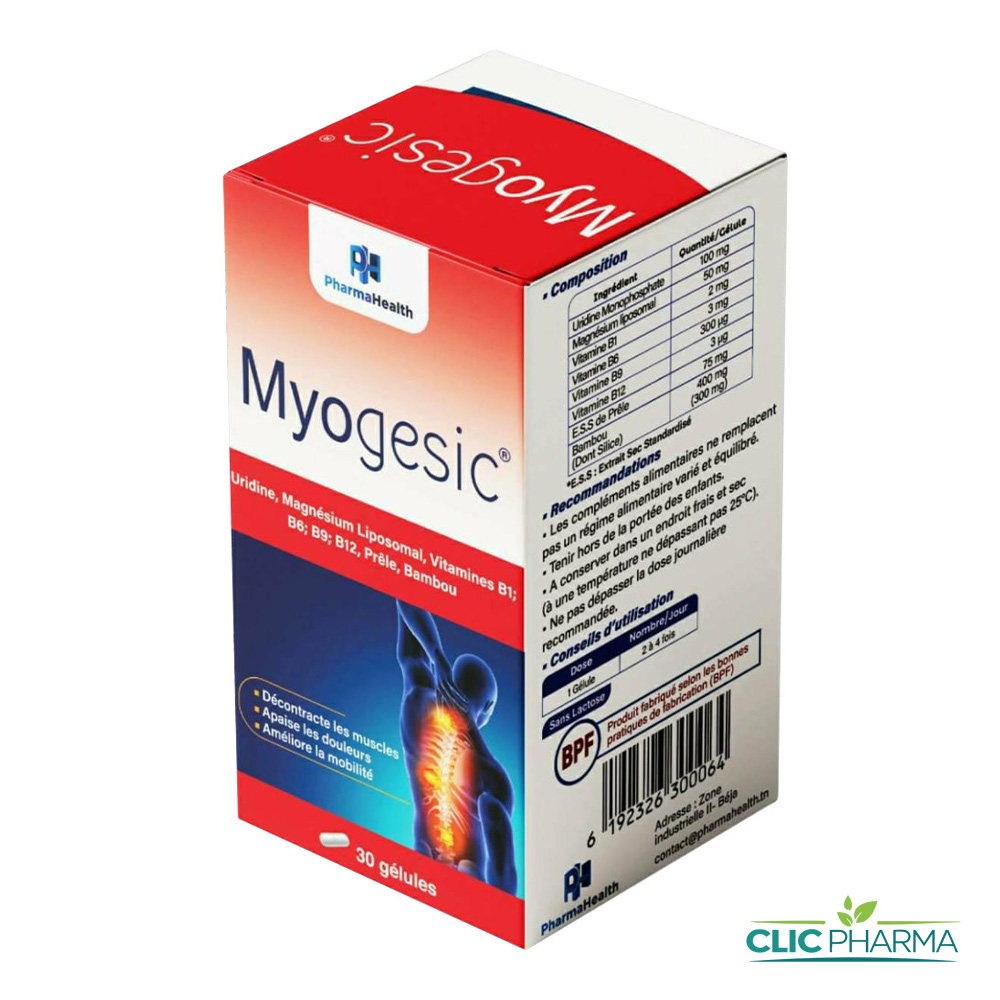 PHARMAHEALTH MYOGESIC (30 GELULES)
