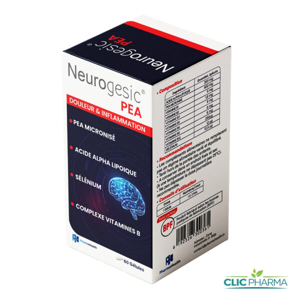 PHARMAHEALTH NEUROGESIC PEA (60 GELULES)