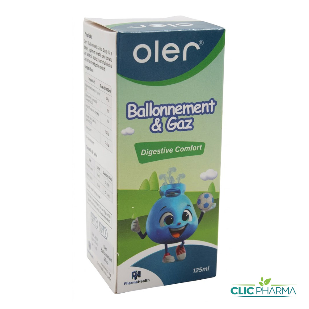 PHARMAHEALTH OLER BALLONNEMENT GAZ ENFANTS ADULTES SIROP 125ML