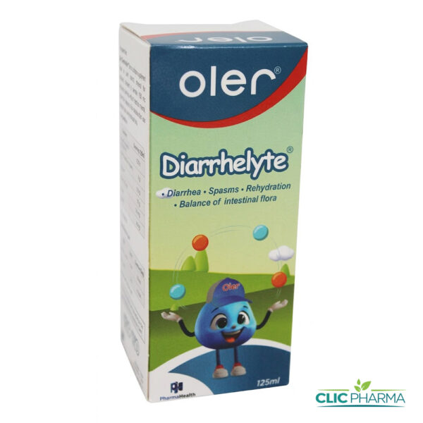 PHARMAHEALTH OLER DIARRHELYTE ENFANTS ADULTES SIROP 125ML