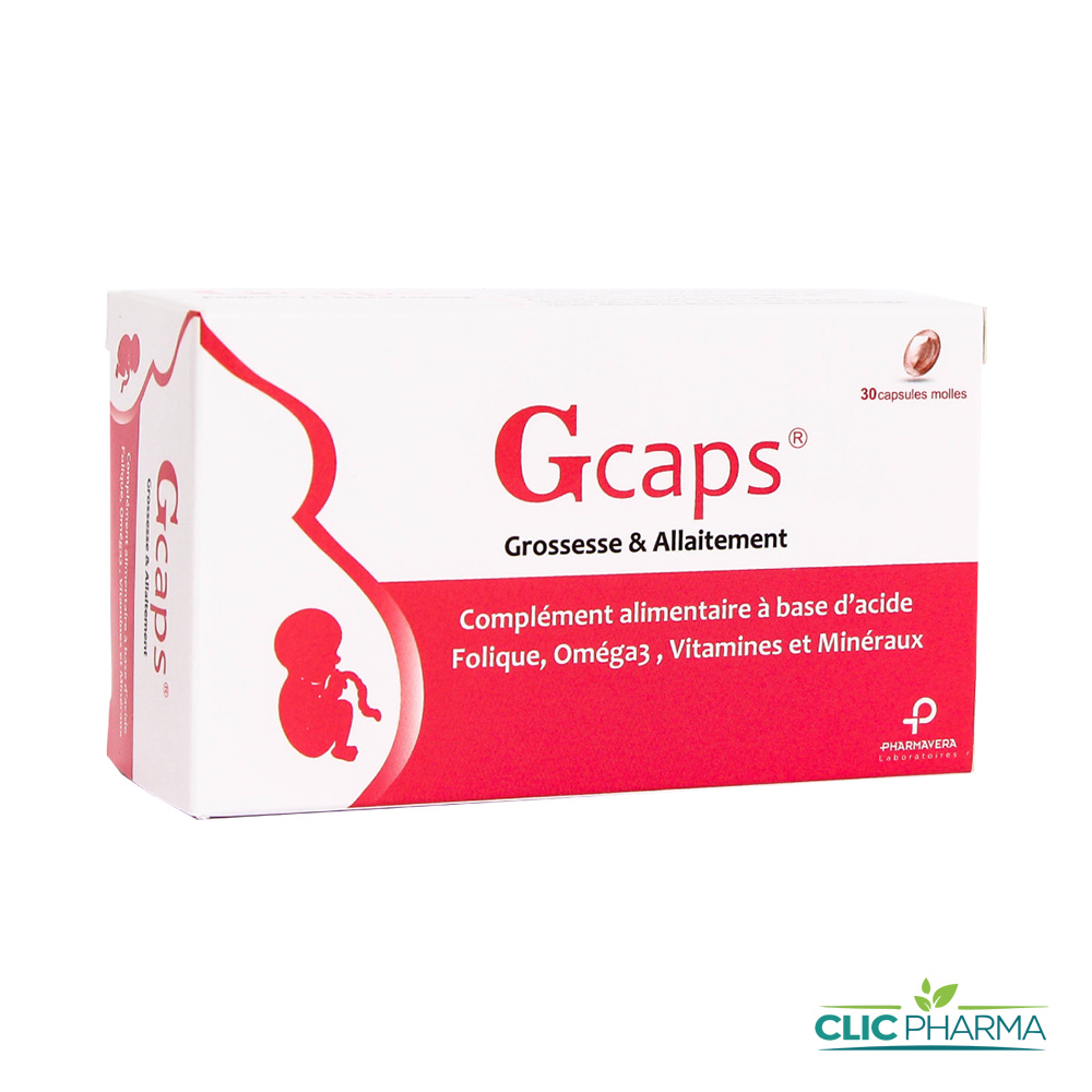 PHARMAVERA G CAPS GROSSESSE ET ALLAITEMENT (30 CAPSULES)
