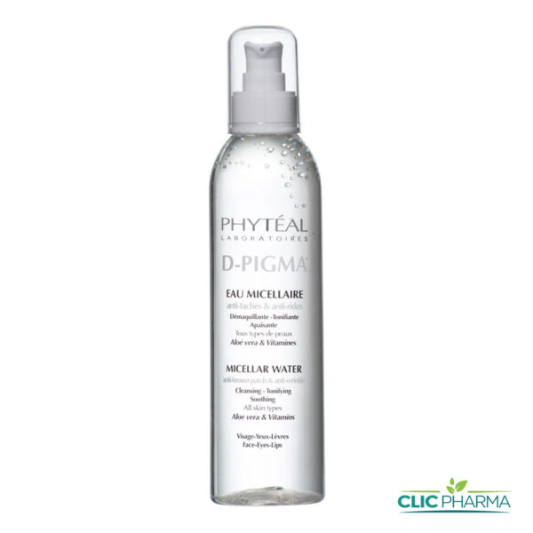 PHYTEAL D-PIGMA EAU MICELLAIRE A L'ALOE VERA 250ML