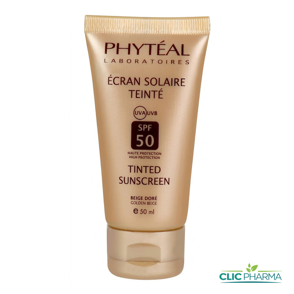 PHYTEAL ECRAN SOLAIRE TEINTE BEIGE DORE SPF50 50ML