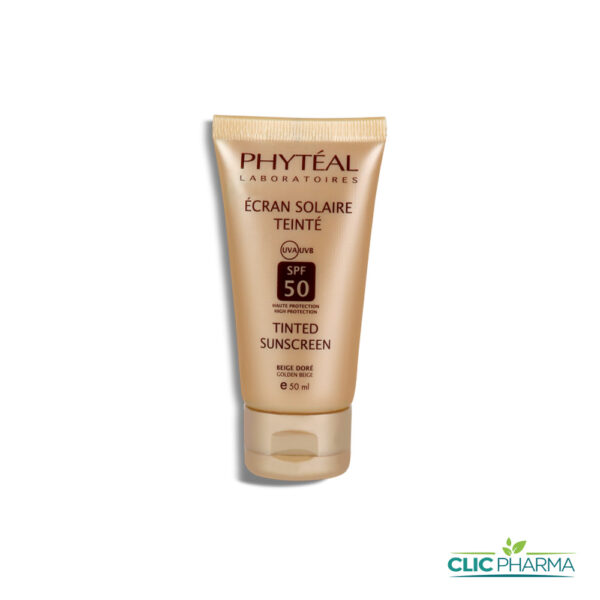 PHYTEAL ECRAN TEINTÉ BEIGE DORÉ SPF50 50ML
