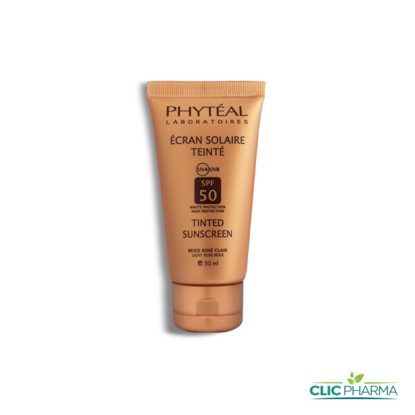 PHYTEAL ECRAN TEINTÉ BEIGE ROSÉ SPF50 50ML