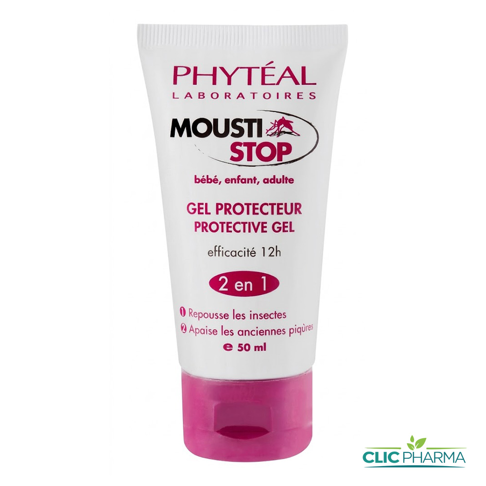 PHYTEAL MOUSTISTOP GEL PROTECTEUR A L'ALOE VERA 50ML