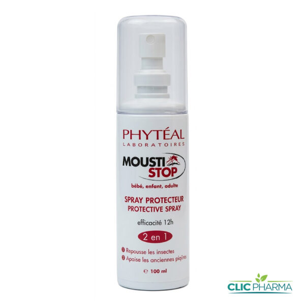 PHYTEAL MOUSTISTOP SPRAY PROTECTEUR A L'ALOE VERA 100ML