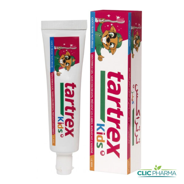 PHYTEAL TARTREX KIDS DENTIFRICE GEL FRAISE +2ANS 50ML