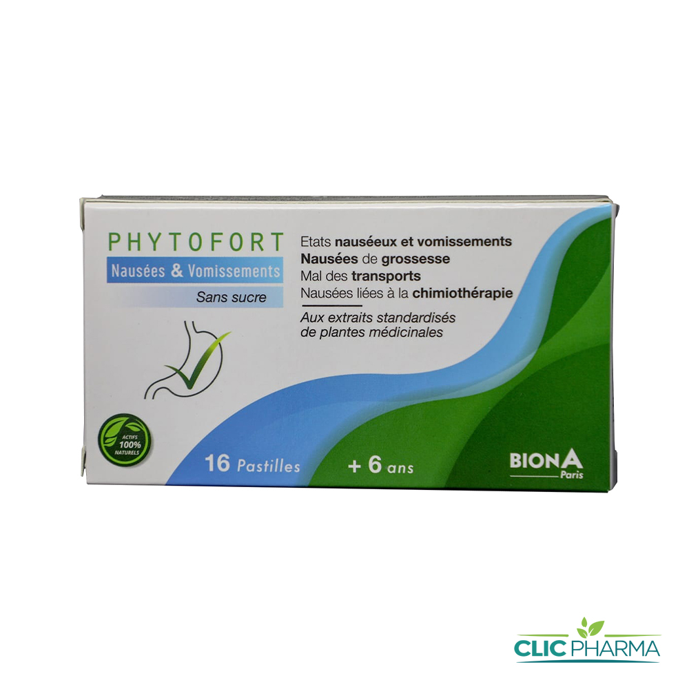 PHYTOFORT VOMIREG NAUSEES VOMISSEMENTS +6ANS PASTILLES B 16