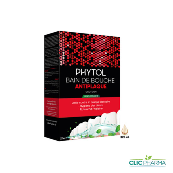 PHYTOL BAIN BOUCHE ANTIPLAQUE MENTHE 225ML