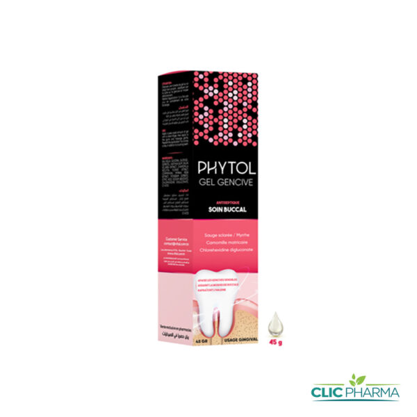 PHYTOL GEL GENCIVE ANTISEPTIQUE 45GR
