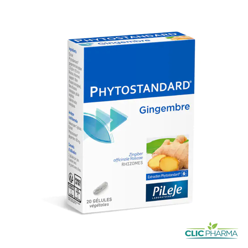 PHYTOSTANDAR GINGEMBRE GELULES B20