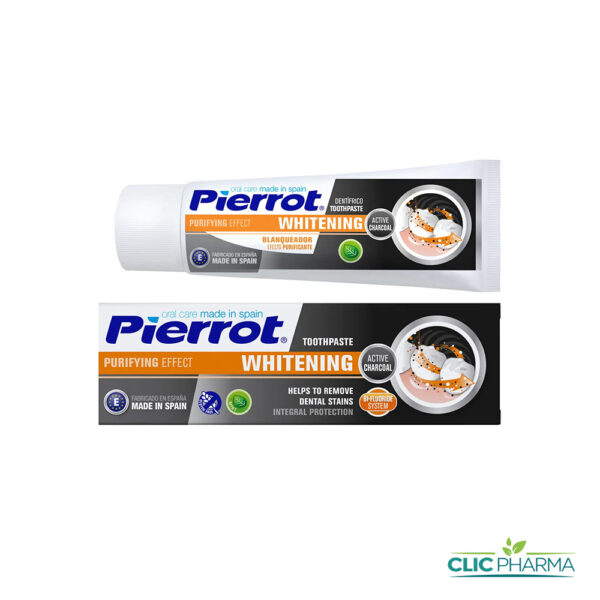 PIERROT DENTIFRICE BLANCHISSANT CHARBON ACTIF 75