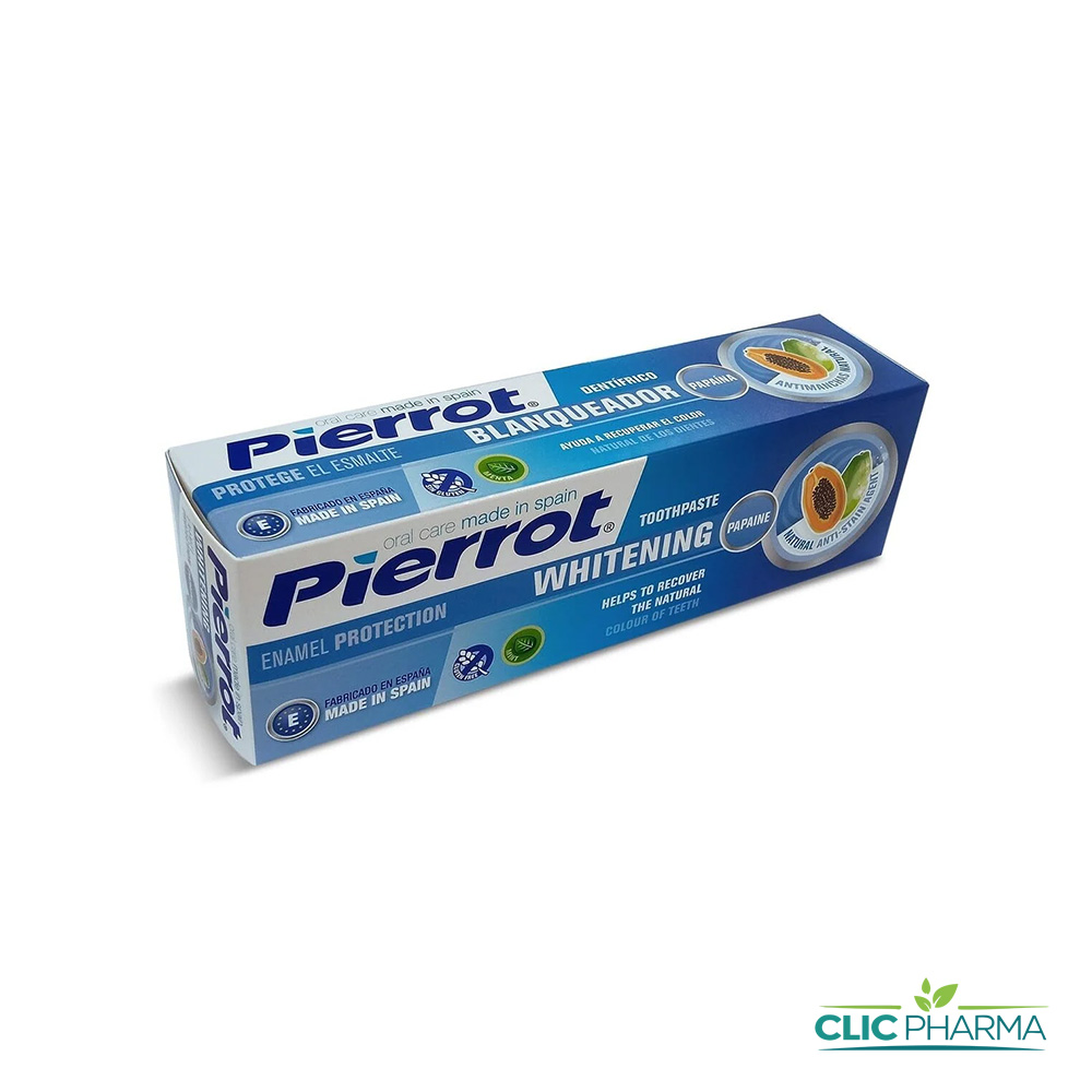 PIERROT DENTIFRICE BLANCHISSANT PAPAINE 75ML