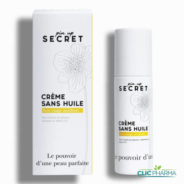 PIN UP SECRET CREME SANS HUILE SOIN VISAGE MATIFIANT 50ML
