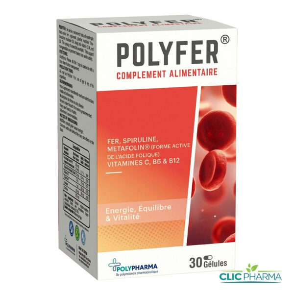 POLYFER (30 GELULES)