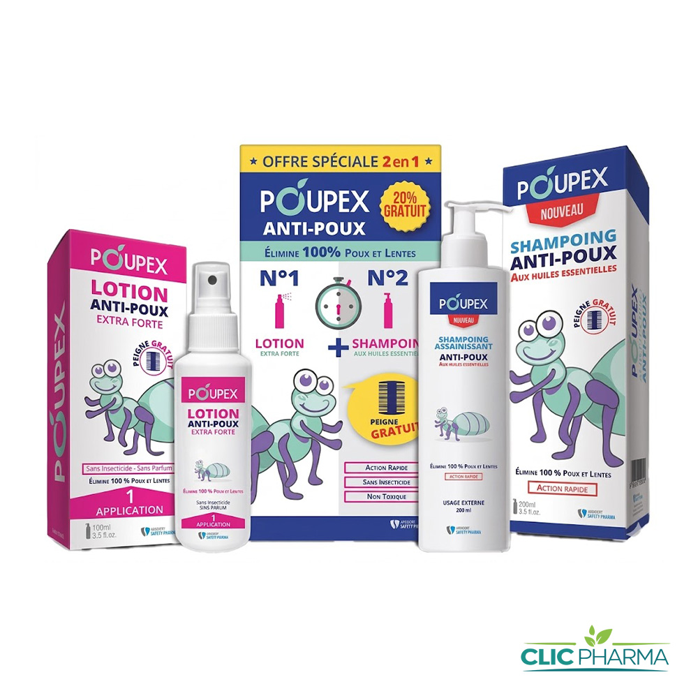 POUPEX COFFRET ANTI POUX