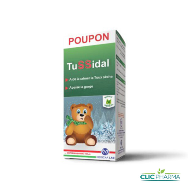 POUPON TUSSIDAL TOUX SÈCHE 150ML