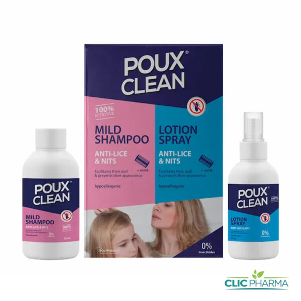 POUX CLEAN KIT SHAMPOOING + LOTION ANTI-POUX