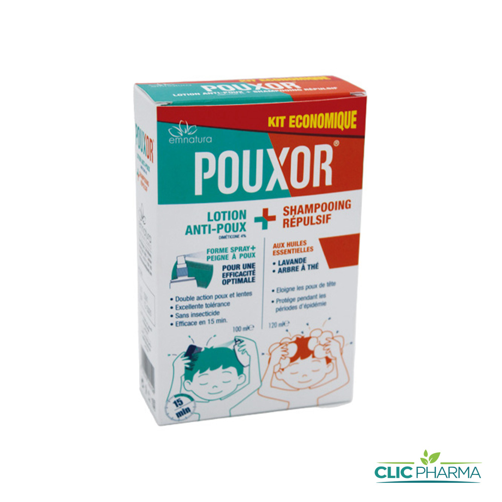 POUXOR KIT LOTION+SHAMP REPULSIF