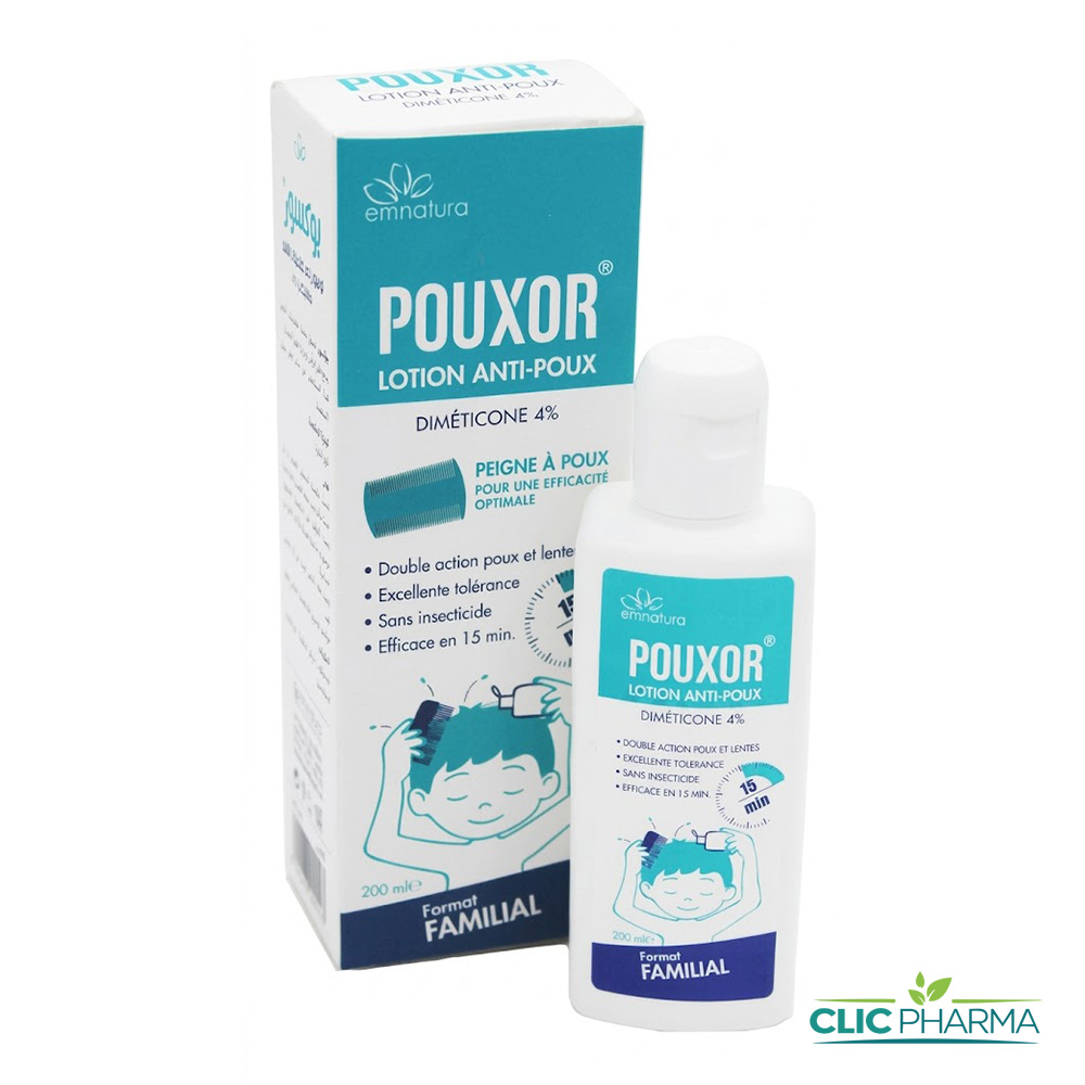 POUXOR LOTION ANTI POUX FAMILIAL 200ML